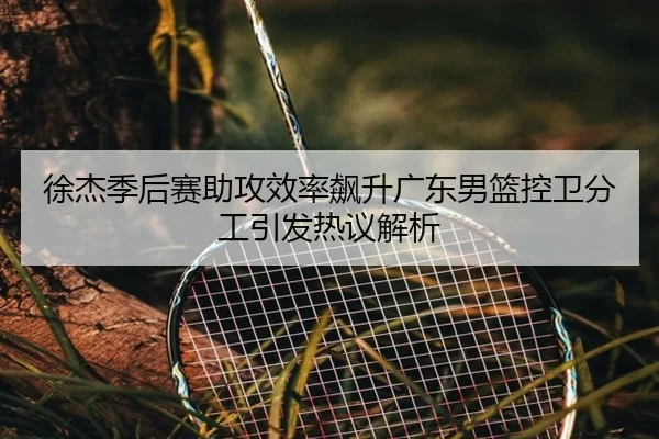 徐杰季后赛助攻效率飙升广东男篮控卫分工引发热议解析
